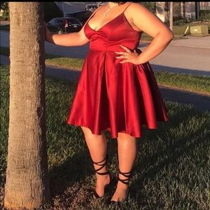Burgundy Wine Red Dress